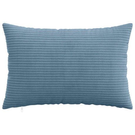Vidaxl kussensloop 6 pcs heerlen blauw 50 x 80 cm corduroy