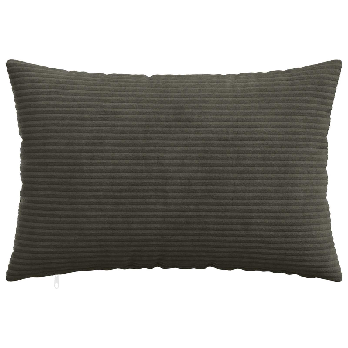 Vidaxl kussensloop 2 pcs heerlen antracietkleurig 50 x 80 cm corduroy
