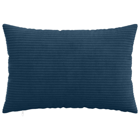 Vidaxl kussensloop 2 pcs heerlen marineblauw 50 x 80 cm corduroy