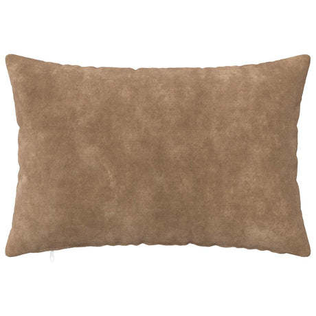 Vidaxl kussensloop 2 pcs heerlen taupe 50 x 80 cm microfiber fleece