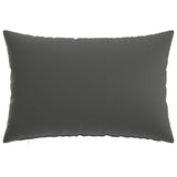 Vidaxl kussensloop 6 pcs heerlen antraciet 50 x 80 cm polyester