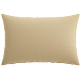 Vidaxl kussensloop 2 pcs heerlen beige 50 x 80 cm polyester