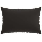 Vidaxl kussensloop 2 pcs heerlen zwart 50 x 80 cm polyester