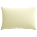Vidaxl kussensloop 6 pcs heerlen crèmekleurig 50 x 80 cm polyester