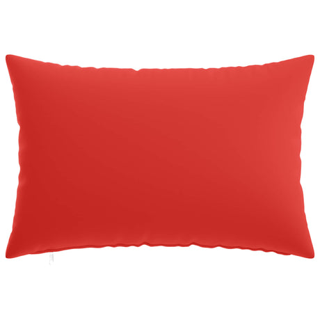 Vidaxl kussensloop 2 pcs heerlen rood 50 x 80 cm polyester