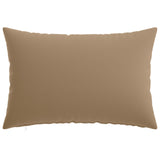 Vidaxl kussensloop 2 st heerlen taupe 50 x 80 cm polyester