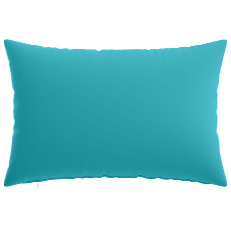 Vidaxl kussensloop 2 pcs heerlen turquoise 50 x 80 cm polyester