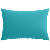 Vidaxl kussensloop 6 pcs heerlen turquoise 50 x 80 cm polyester