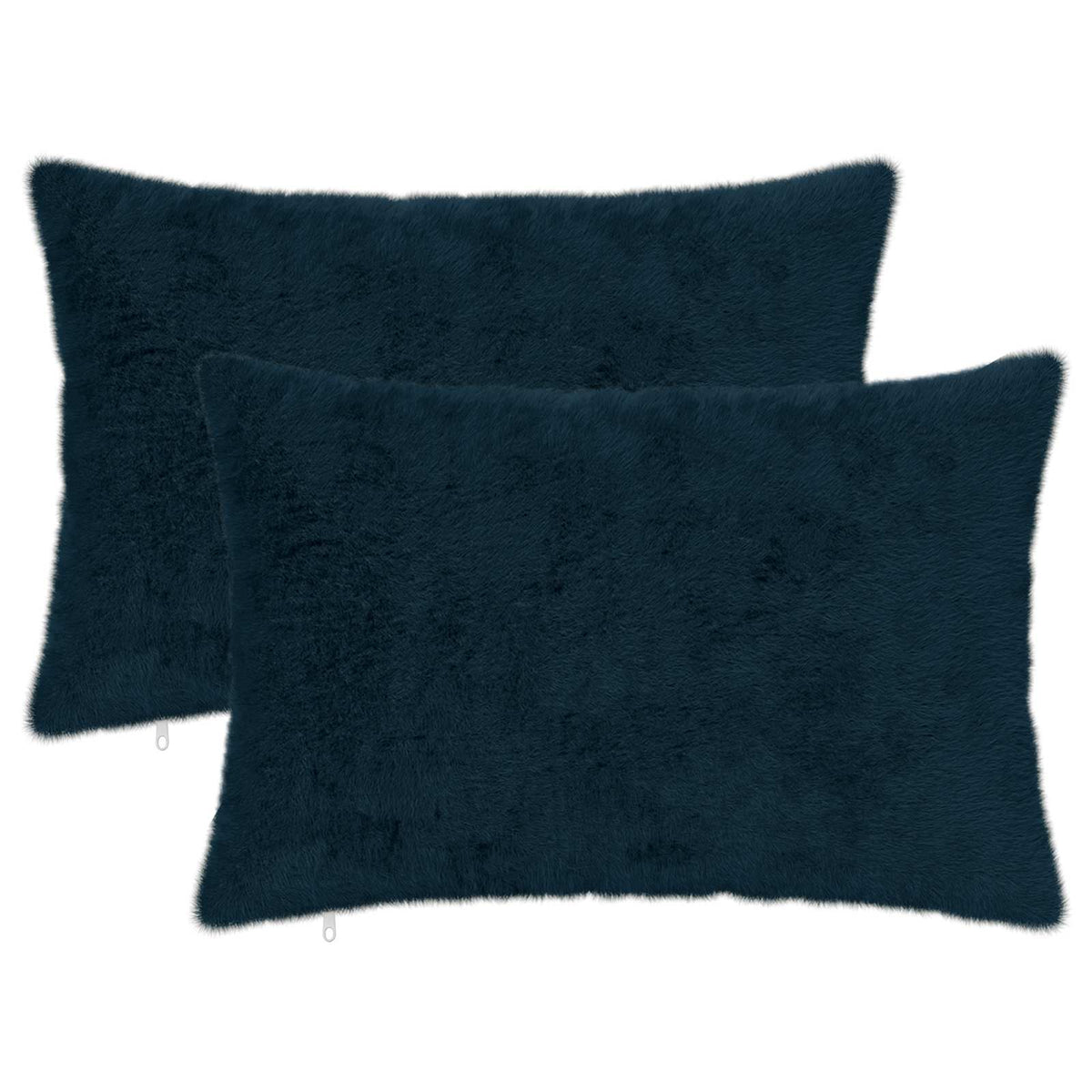 Vidaxl kussensloop 2 st heerlen marineblauw 50 x 80 cm