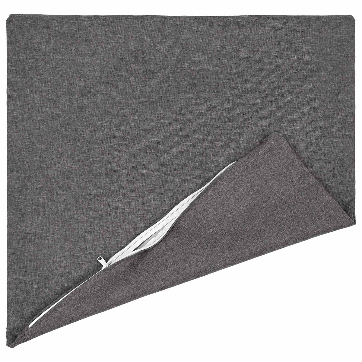 Vidaxl kussensloop 2 st heerlen lichtgrijs 55 x 55 cm stof