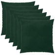 Vidaxl kussensloop 6 pcs heerlen donkergroen 55 x 55 cm fluweel