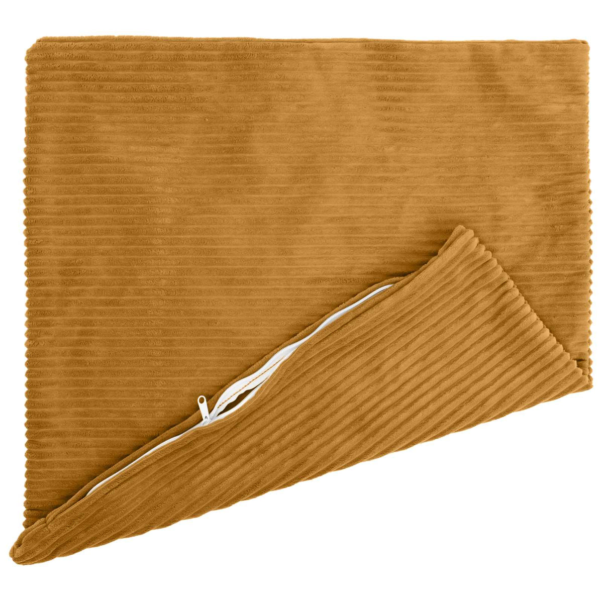 Vidaxl kussensloop 2 pcs heerlen geel 55 x 55 cm corduroy