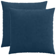 Vidaxl kussensloop 2 pcs heerlen marineblauw 55 x 55 cm corduroy