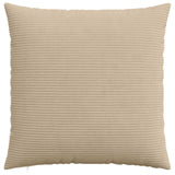 Vidaxl kussensloop 2 pcs heerlen taupe 55 x 55 cm corduroy