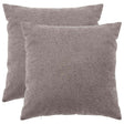 Vidaxl kussensloop 2 pcs heerlen lichtgrijs 55 x 55 cm bouclé