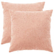 Vidaxl kussensloop 2 st heerlen roze 55 x 55 cm bouclé