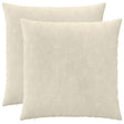 Vidaxl kussensloop 2 pcs heerlen crèmekleurig 55 x 55 cm