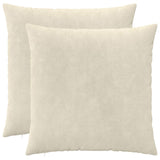 Vidaxl kussensloop 2 pcs heerlen crèmekleurig 55 x 55 cm