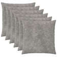 Vidaxl kussensloop 6 pcs heerlen lichtgrijs 55 x 55 cm