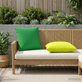 Vidaxl kussensloop 2 pcs heerlen helder groen 60 x 60 cm polyester