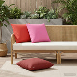 Vidaxl kussensloop 6 pcs heerlen wijnrood 60 x 60 cm polyester