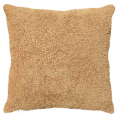 Vidaxl kussensloop 6 st heerlen taupe 55 x 55 cm nep konijnenbont
