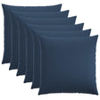 Vidaxl kussensloop 6 st heerlen blauw 60 x 60 cm stof