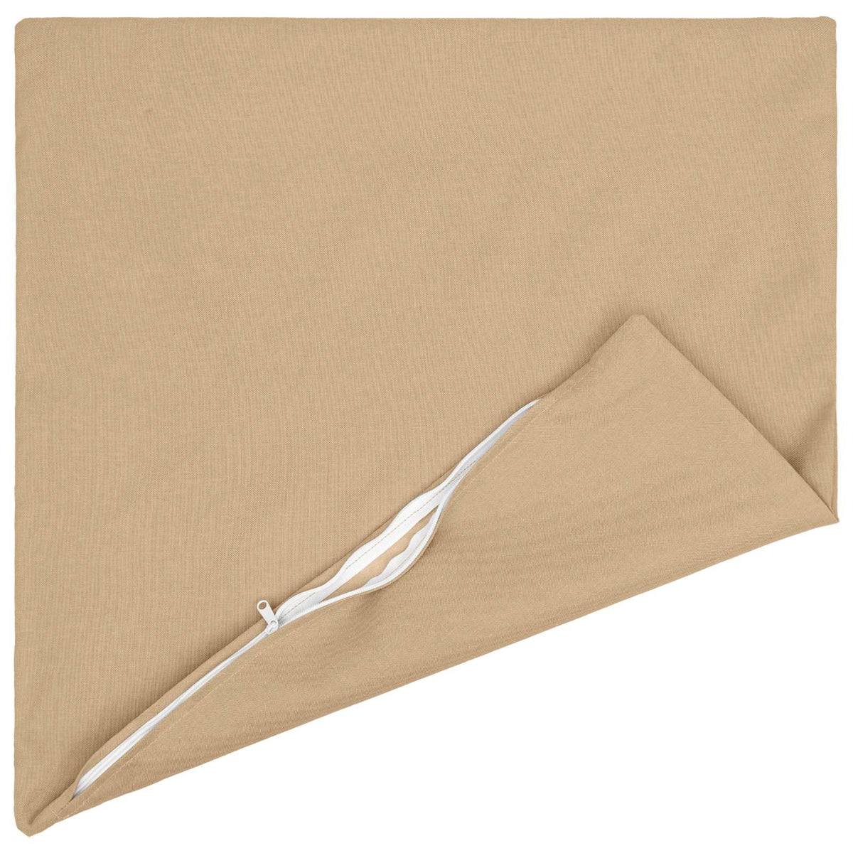 Vidaxl kussensloop 6 st heerlen crèmekleurig 60 x 60 cm stof