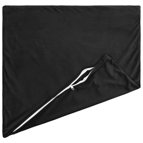 Vidaxl kussensloop 6 pcs heerlen zwart 60 x 60 cm fluweel