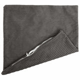 Vidaxl kussensloop 2 pcs heerlen donkergrijs 60 x 60 cm corduroy