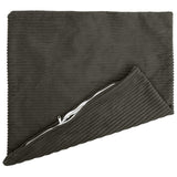 Vidaxl kussensloop 2 pcs heerlen antracietkleurig 60 x 60 cm corduroy