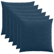 Vidaxl kussensloop 6 pcs heerlen marineblauw 60 x 60 cm corduroy