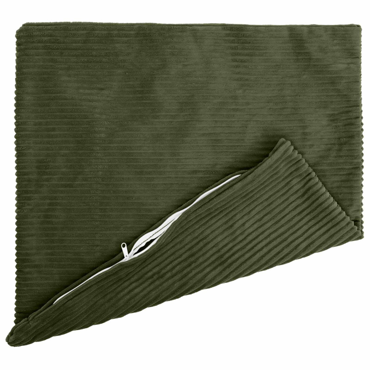 Vidaxl kussensloop 2 pcs heerlen groen 60 x 60 cm corduroy