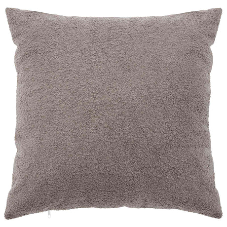 Vidaxl kussensloop 2 pcs heerlen lichtgrijs 60 x 60 cm bouclé