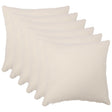 Vidaxl kussensloop 6 pcs heerlen crèmekleurig 60 x 60 cm bouclé