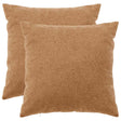 Vidaxl kussensloop 2 pcs heerlen beige 60 x 60 cm bouclé