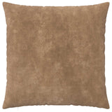 Vidaxl kussensloop 2 pcs heerlen taupe 60 x 60 cm microfiber fleece