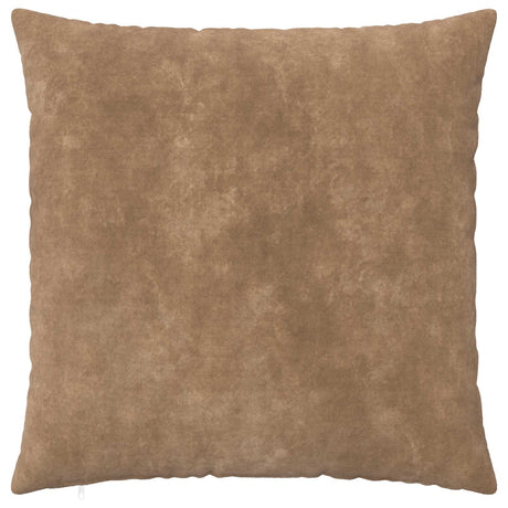Vidaxl kussensloop 2 pcs heerlen taupe 60 x 60 cm microfiber fleece