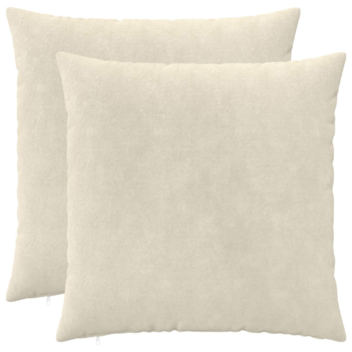 Vidaxl kussensloop 2 pcs heerlen crèmekleurig 60 x 60 cm
