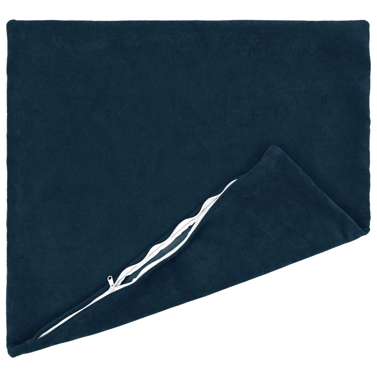 Vidaxl kussensloop 2 pcs heerlen blauw 60 x 60 cm microfiber fleece