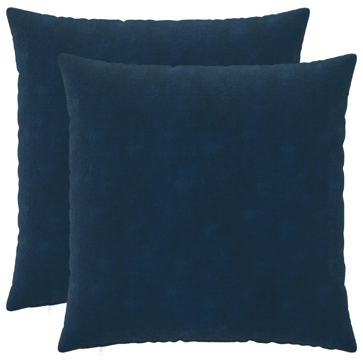 Vidaxl kussensloop 2 pcs heerlen blauw 60 x 60 cm microfiber fleece