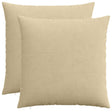 Vidaxl kussensloop 2 pcs heerlen groen grijs 65 x 65 cm corduroy
