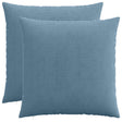 Vidaxl kussensloop 2 pcs heerlen blauw 65 x 65 cm corduroy