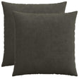 Vidaxl kussensloop 2 pcs heerlen antracietkleurig 65 x 65 cm corduroy