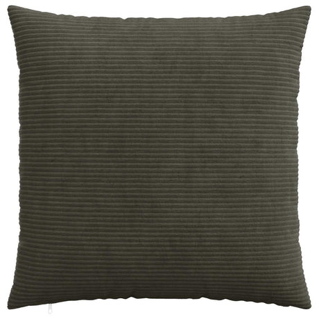 Vidaxl kussensloop 6 pcs heerlen antracietkleurig 65 x 65 cm corduroy