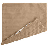 Vidaxl kussensloop 2 pcs heerlen bruin 65 x 65 cm corduroy