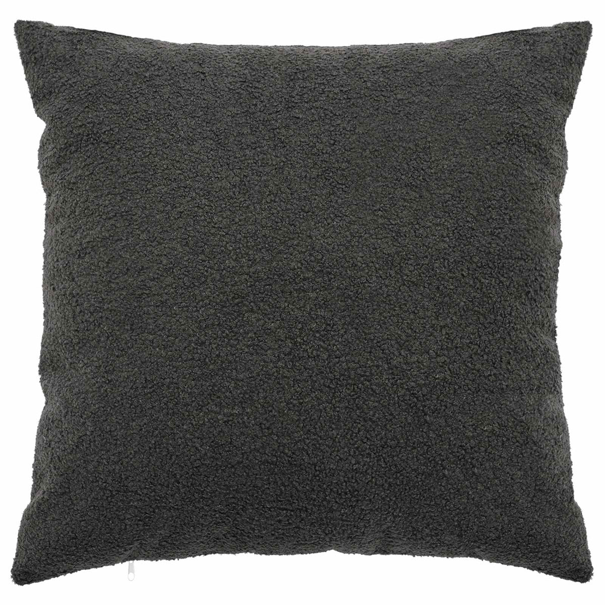 Vidaxl kussensloop 2 pcs heerlen donkergrijs 65 x 65 cm bouclé
