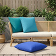 Vidaxl kussensloop 6 pcs heerlen koninklijk blauw 80 x 80 cm polyester