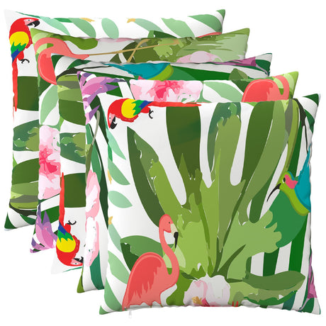 Vidaxl kussensloop 6 pcs heerlen meerkleurig 65 x 65 cm polyester