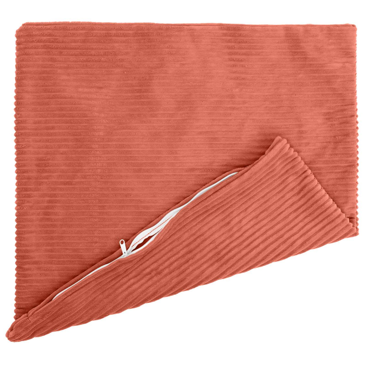 Vidaxl kussensloop 2 pcs heerlen rood-oranje 70 x 70 cm corduroy